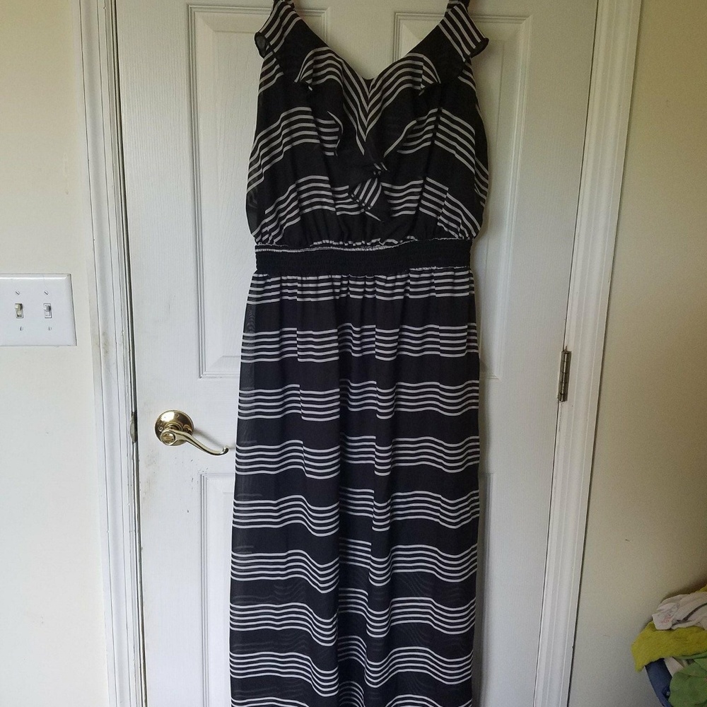 Striped Maxi Dress